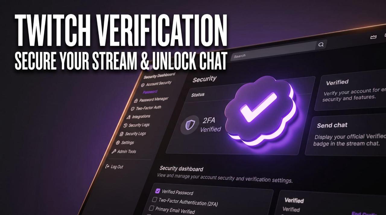 How to Verify Your Twitch Account: Email, Phone & 2FA