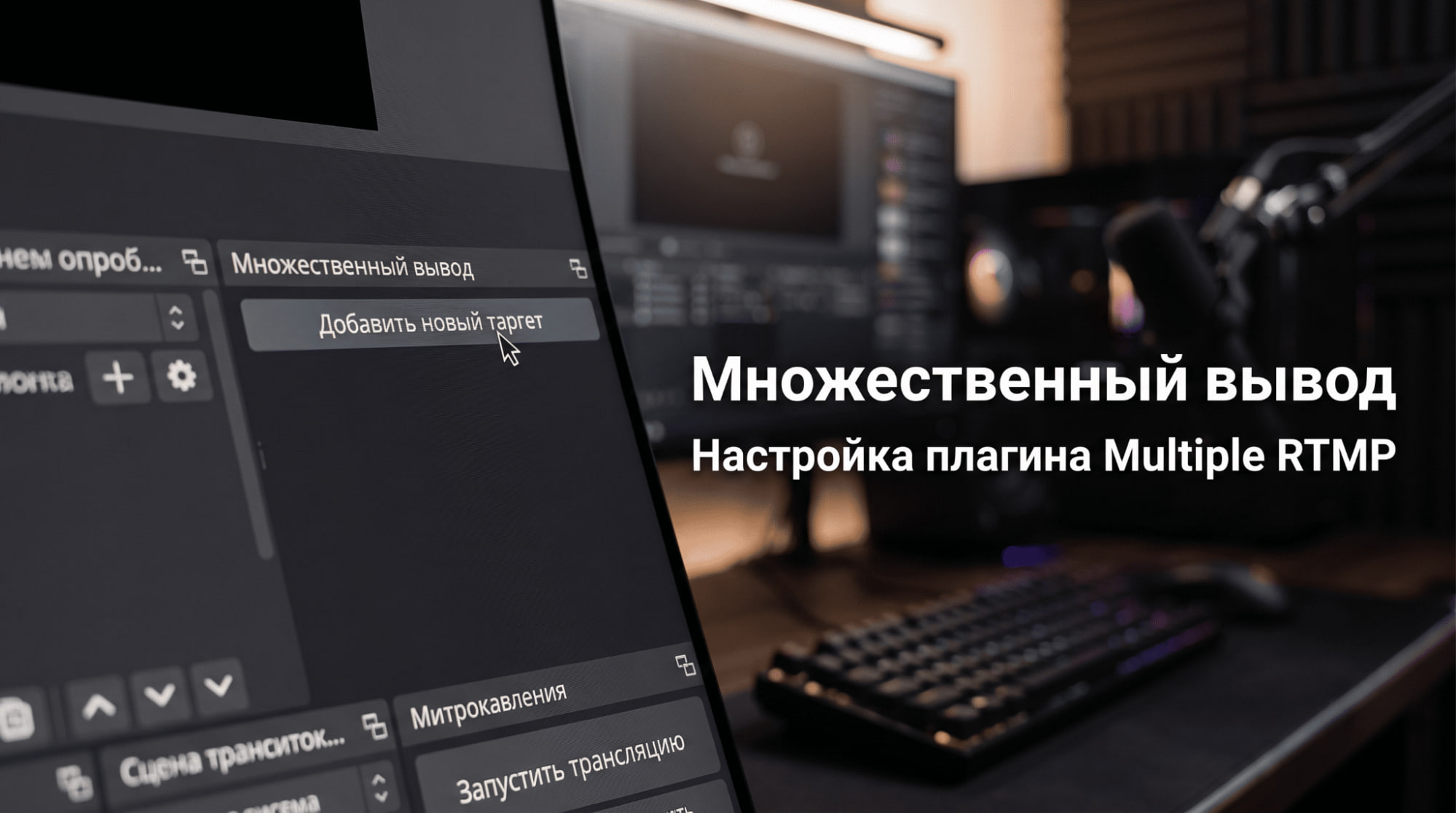 Настройка плагина Multiple RTMP