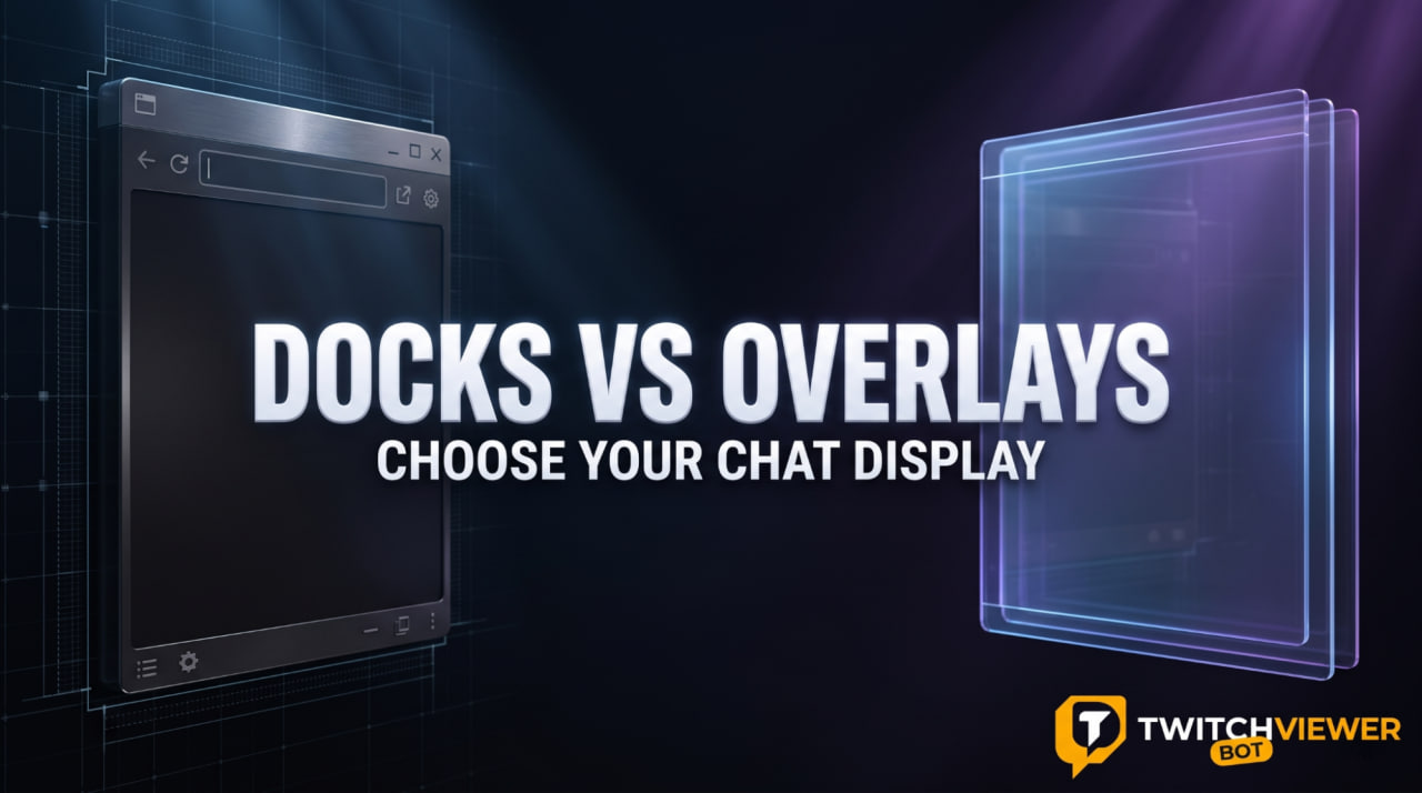 Streamer Dock vs. Viewer Overlay