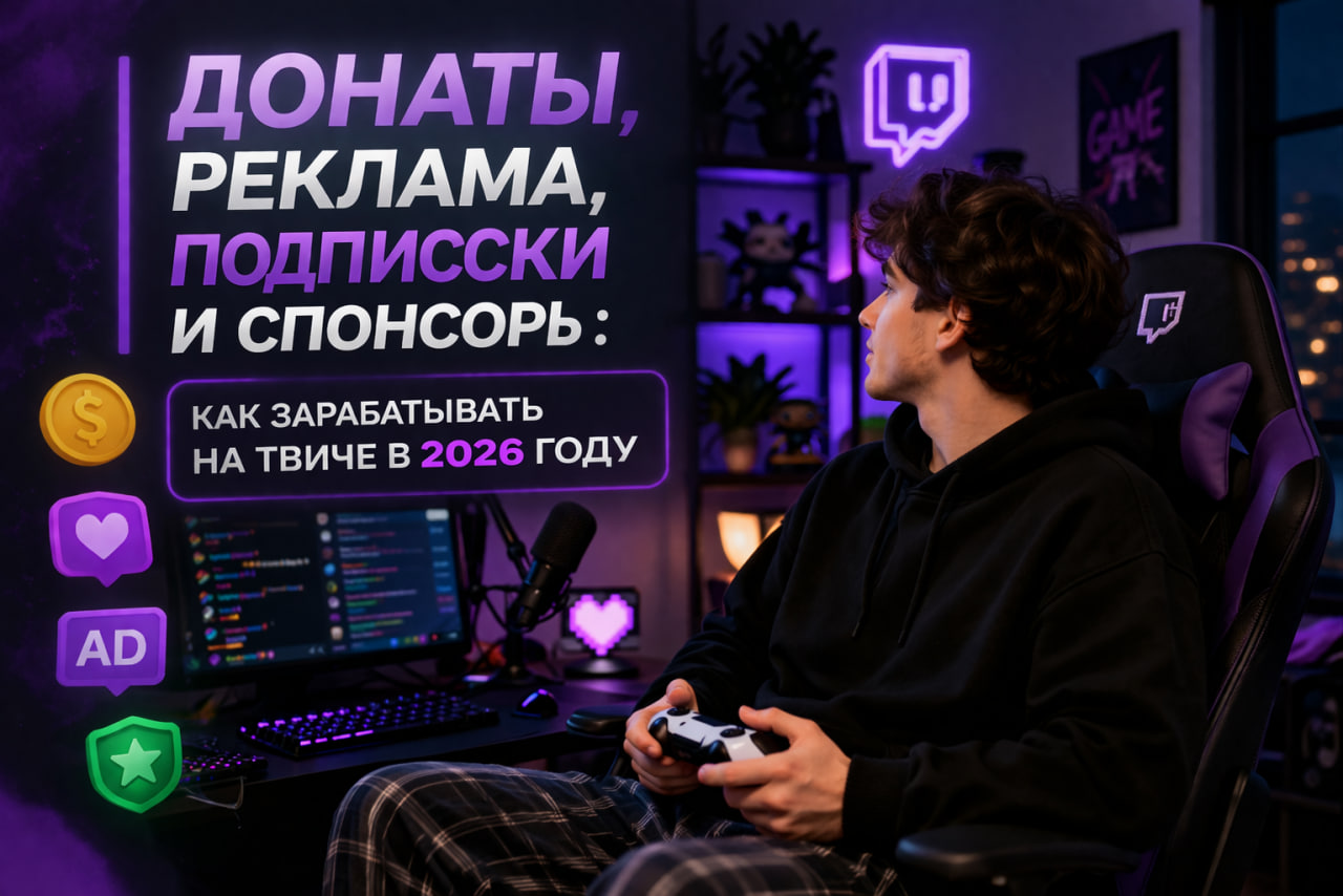 Как зарабатывать на стримах на Твиче: сколько платит Twitch, монетизация в России